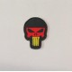 Skull-German Flag PVC Patch